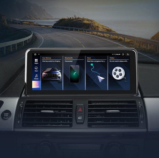 Radio nawigacja BMW X5 E70 X6 E71 2007-2013 CIC CCC CarPlay Andorid Auto GPS - Multigenus