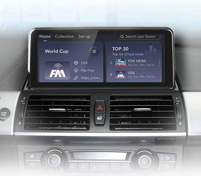 Radio nawigacja BMW X5 E70 X6 E71 2007-2013 CarPlay Android Auto - Multigenus