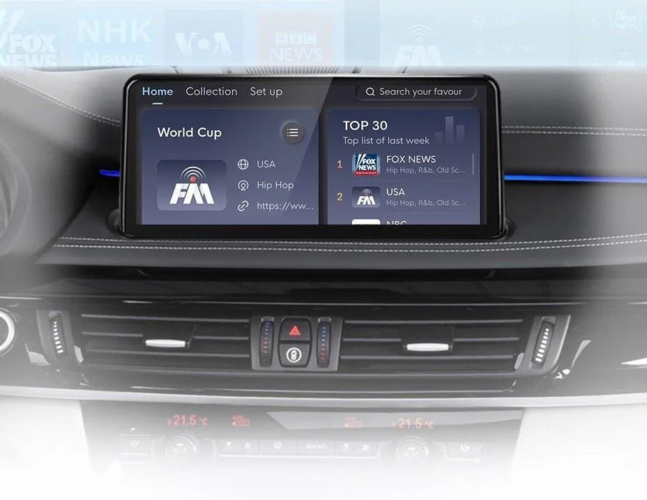 Radio nawigacja BMW X5 F15 X6 F16 2014-2017 CarPlay Android Auto - Multigenus