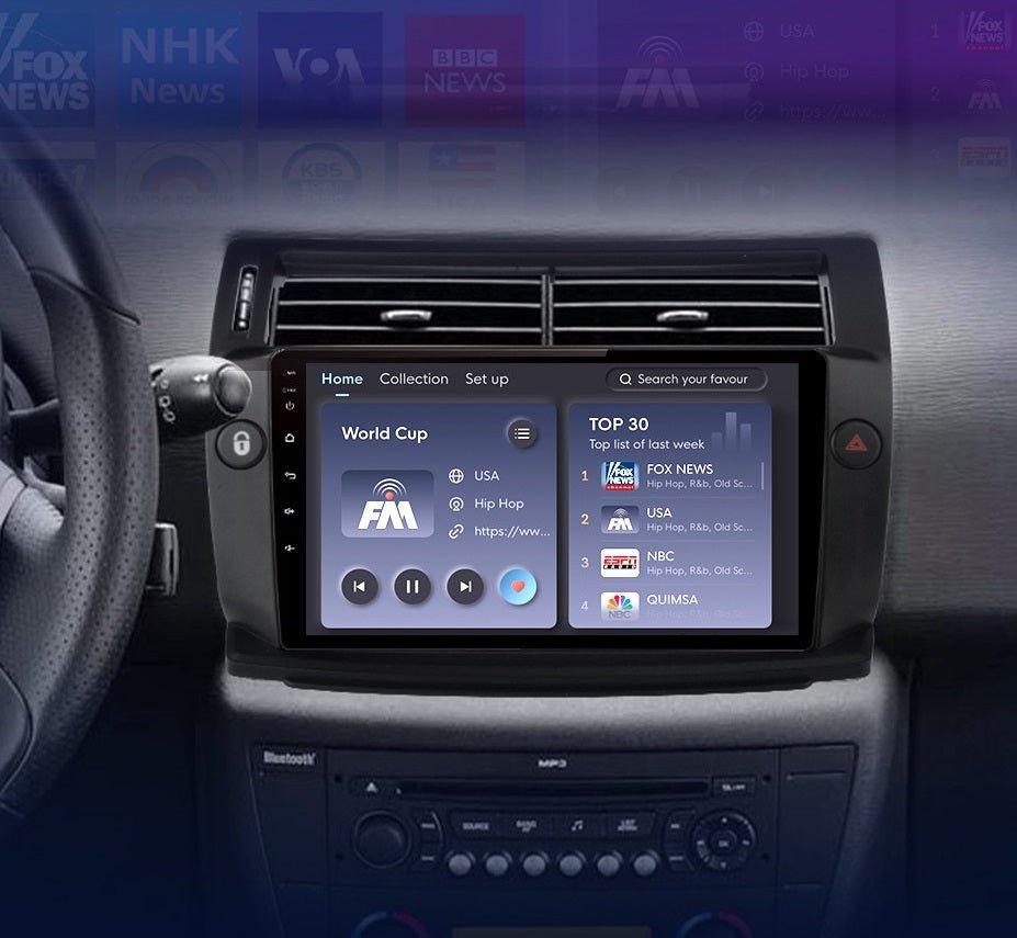 Radio nawigacja Citroen C4 2004 - 2009 Android Auto Carplay 4G GPS - Multigenus