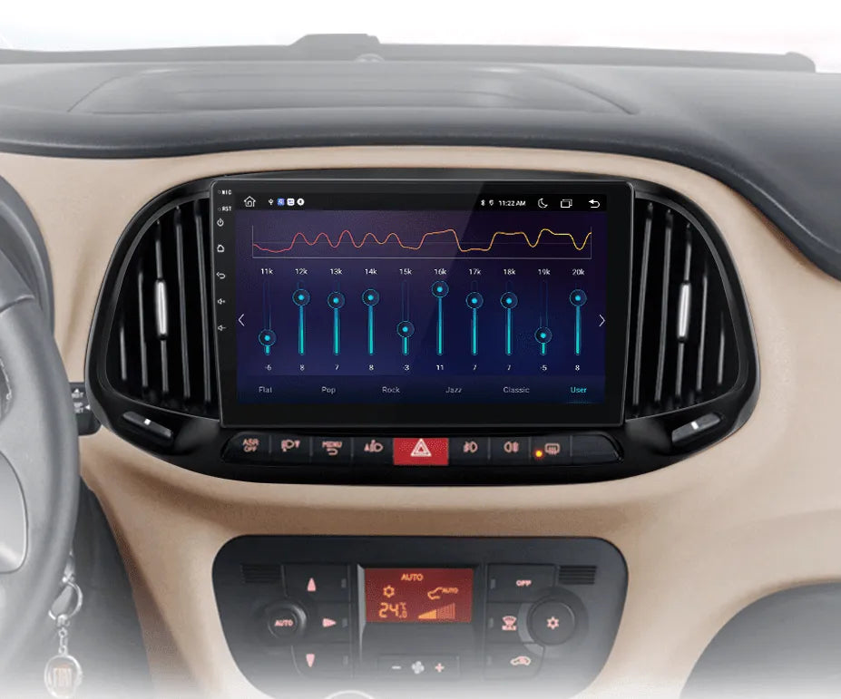 Radio nawigacja Fiat Doblo 2015 - 2019 Carplay Android Auto - Multigenus