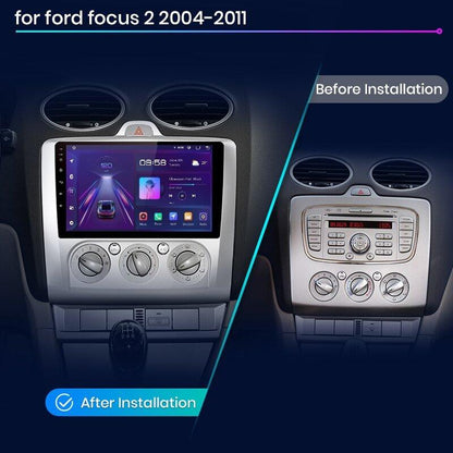 Radio nawigacja Ford Focus 2 Mk2 2004- 2011 CarPlay Android Auto - Multigenus