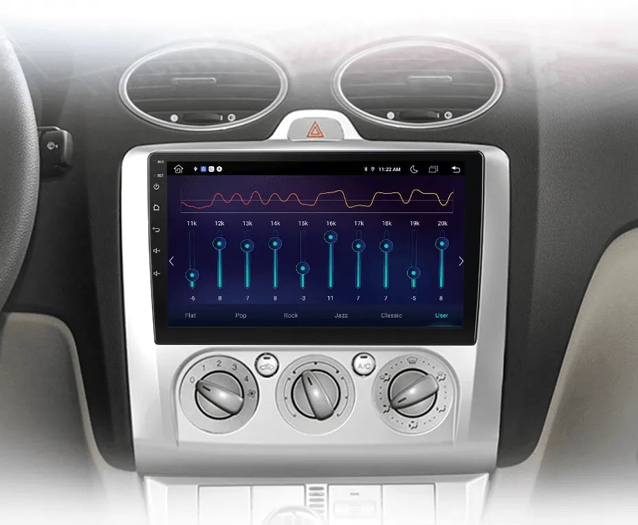 Radio nawigacja Ford Focus 2 mk2 2004-2011 Android Auto Carplay - Multigenus