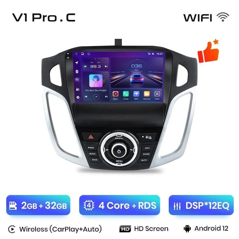 Radio nawigacja Ford Focus 3 MK3 2011 - 2019 Android Auto Carplay - Multigenus