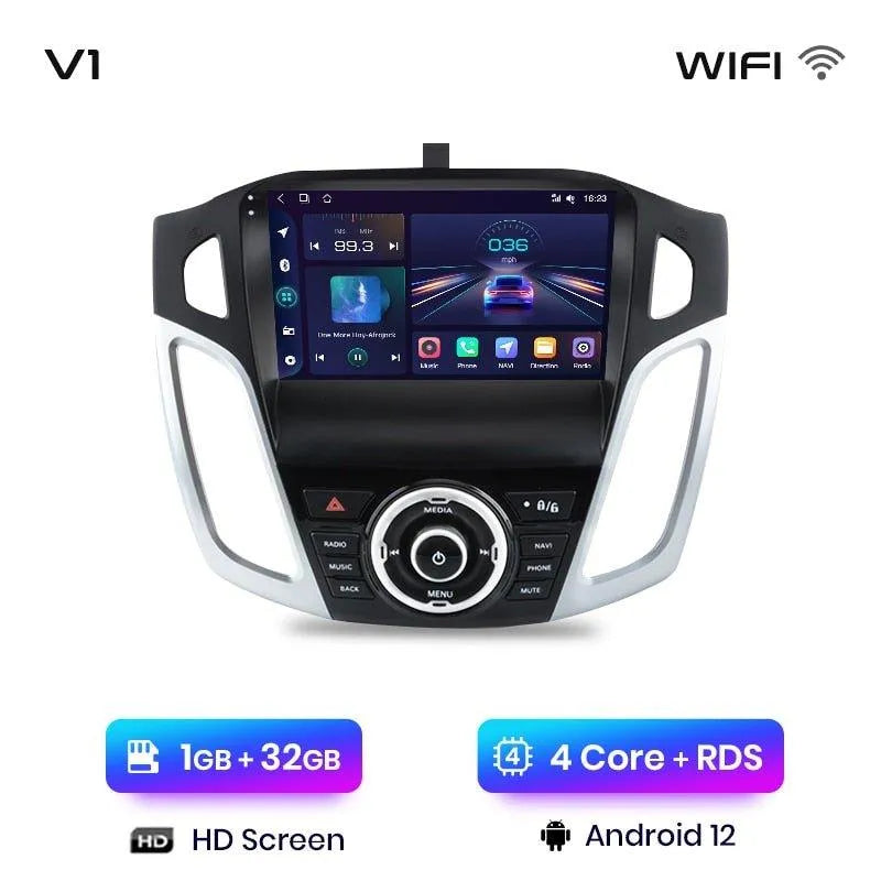 Radio nawigacja Ford Focus 3 MK3 2011 - 2019 Android Auto Carplay - Multigenus