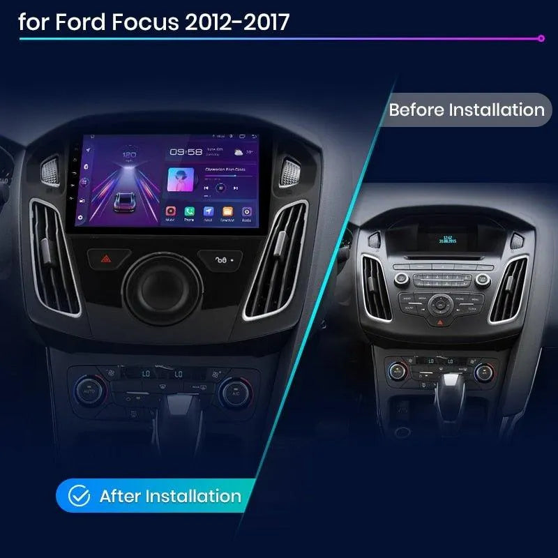 Radio nawigacja Ford Focus 3 MK3 2011 - 2019 Android Auto Carplay - Multigenus