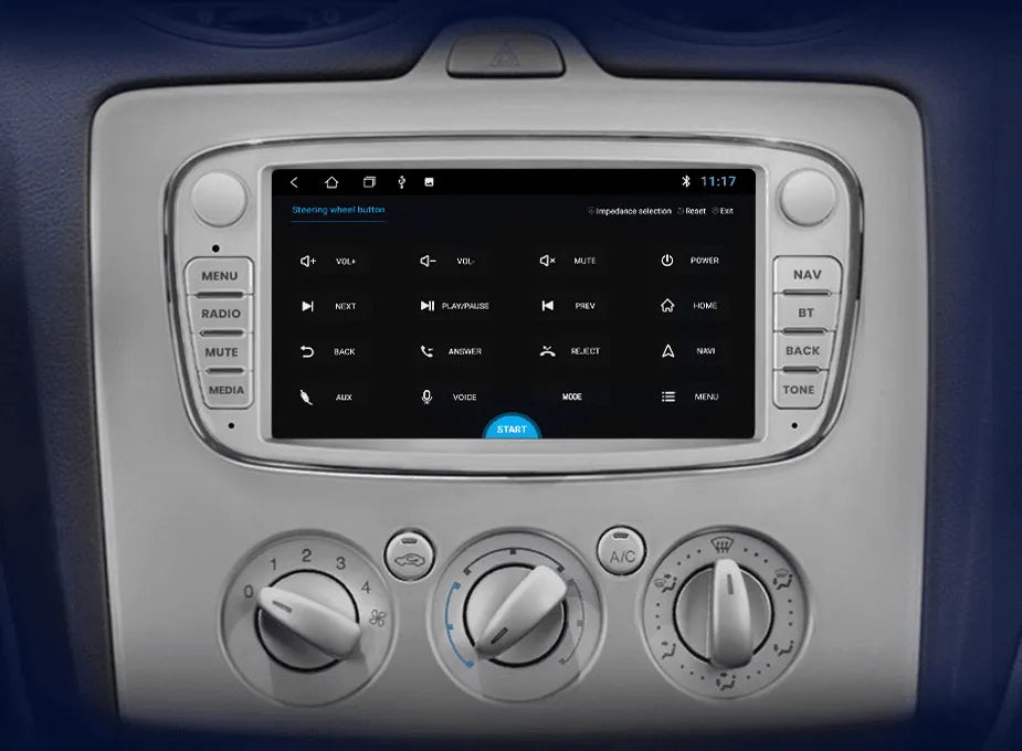 Radio nawigacja Ford Focus S-Max Mondeo Galaxy C-Max Kuga Android Carplay - Multigenus