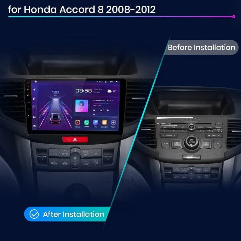 Radio nawigacja Honda Accord 8 2008-2012 Android Auto Carplay - Multigenus