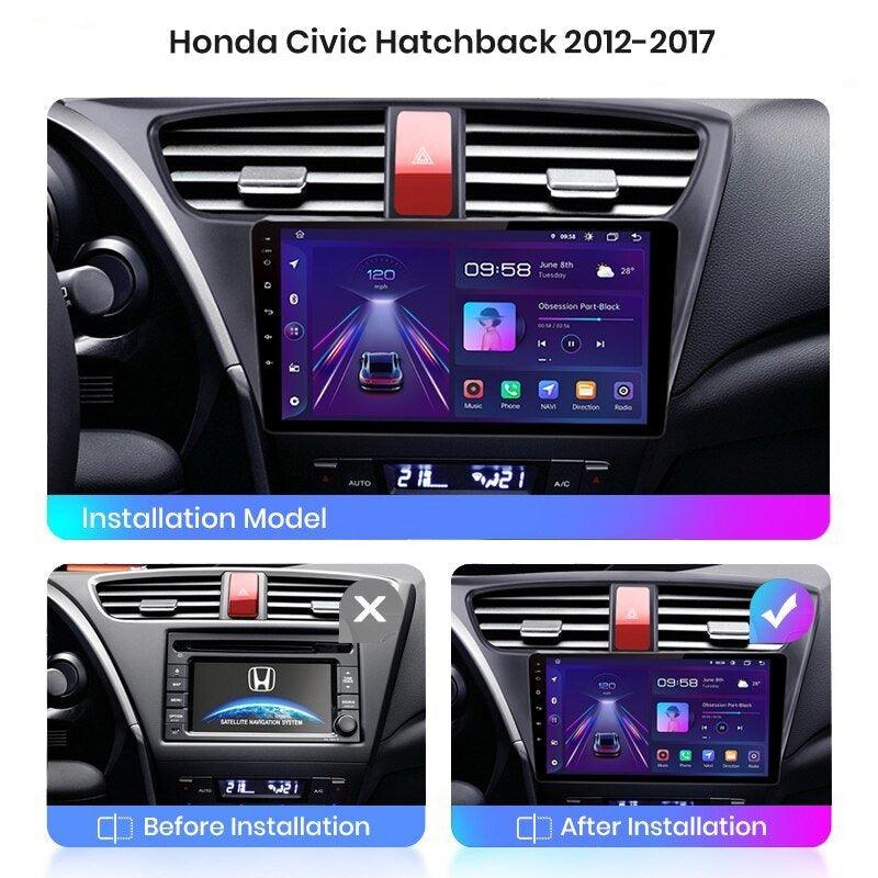 Radio navigation Honda Civic 2005-2011 CarPlay Android Auto – Multigenus