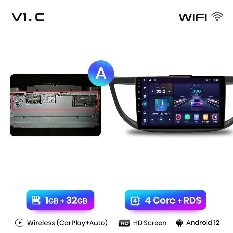 Radio nawigacja Honda CRV CR-V 2012-2016 Android Auto Carplay - Multigenus