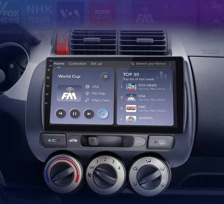 Radio nawigacja Honda Fit Jazz City 2002 2003-2007 Android Auto Carplay - Multigenus