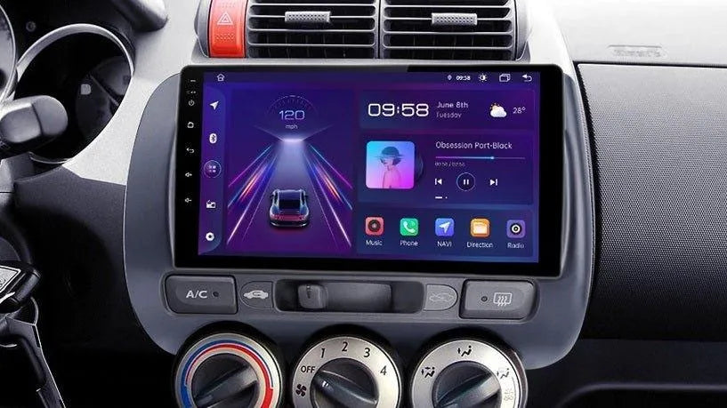 Radio nawigacja Honda Fit Jazz City 2002 2003-2007 Android Auto Carplay - Multigenus