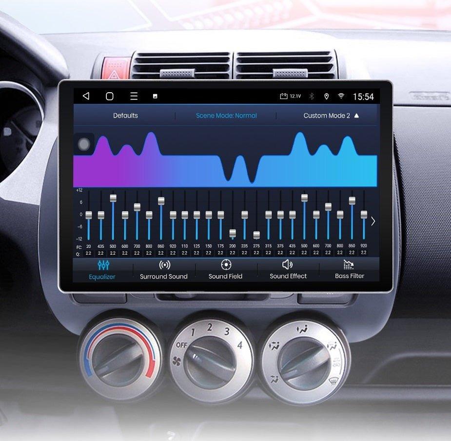 Radio nawigacja Honda Fit Jazz City 2002 - 2007 CarPlay Android Auto - Multigenus