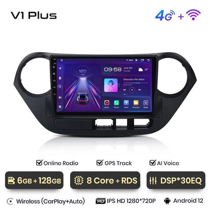 Radio nawigacja Hyundai Grand I10 2013 - 2016 Carplay Android Auto - Multigenus