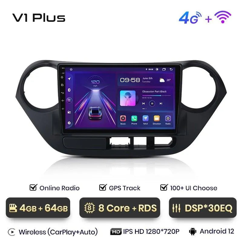 Radio nawigacja Hyundai Grand I10 2013 - 2016 Carplay Android Auto - Multigenus