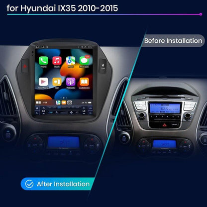 Radio nawigacja Hyundai Tucson 2 IX35 2010-2015 Android Auto Carplay - Multigenus