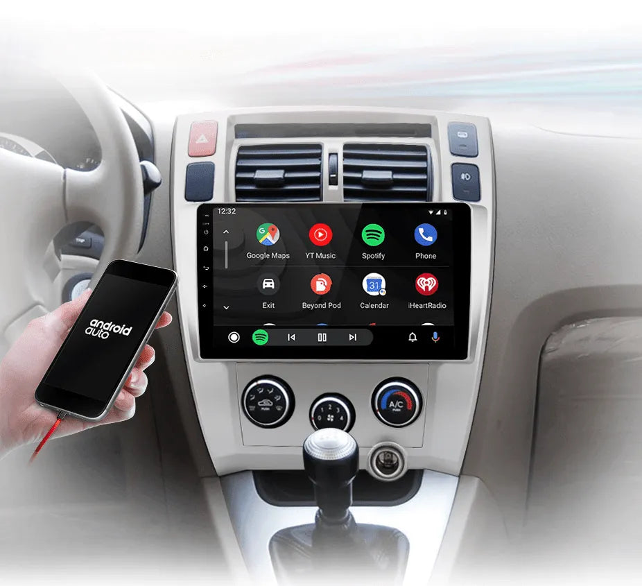 Radio nawigacja Hyundai Tucson 2006 - 2013 Carplay Android Auto - Multigenus