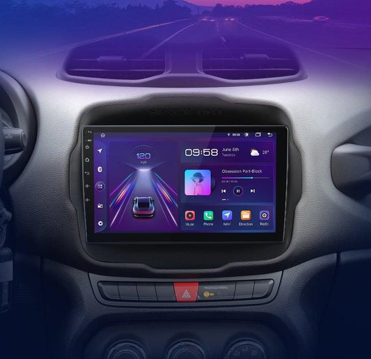 Radio nawigacja Jeep Renegade 2016-2020 Tablet Android Auto Carplay 4G GPS - Multigenus