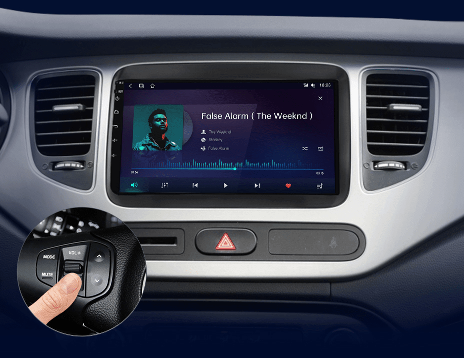 Radio nawigacja Kia Carens 2013 - 2018 Carplay Android Auto - Multigenus