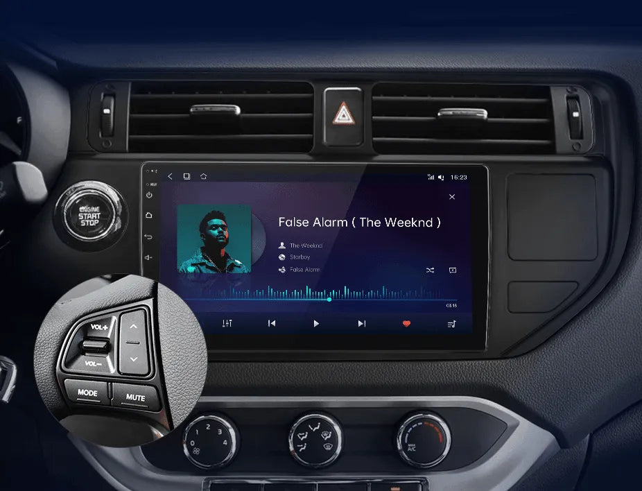 Radio nawigacja KIA RIO 2011-2015 Android Auto Carplay - Multigenus