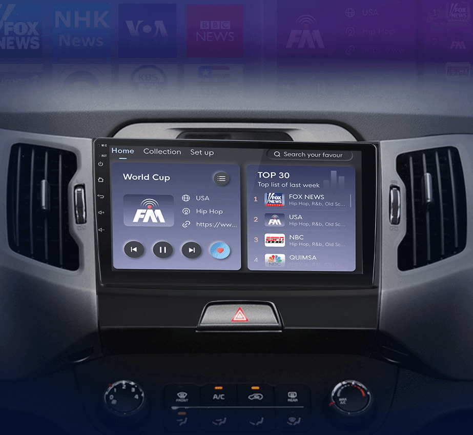 Radio nawigacja KIA Sportage 3 2010 - 2016 Carplay Android Auto - Multigenus