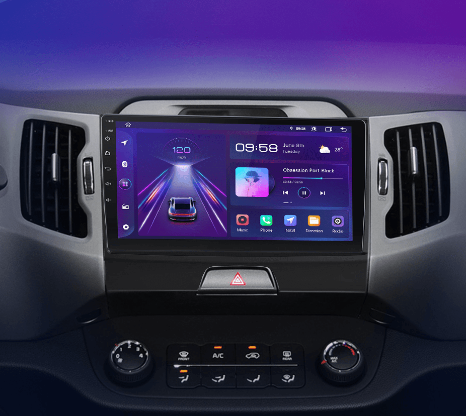 Radio nawigacja KIA Sportage 3 2010 - 2016 Carplay Android Auto - Multigenus