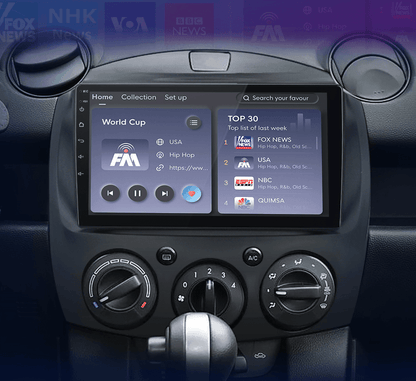 Radio nawigacja Mazda 2 od 2007 - 2014 Carplay Android Auto - Multigenus