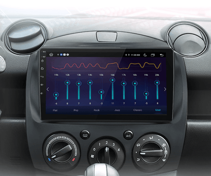 Radio nawigacja Mazda 2 od 2007 - 2014 Carplay Android Auto - Multigenus