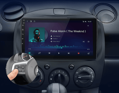 Radio nawigacja Mazda 2 od 2007 - 2014 Carplay Android Auto - Multigenus