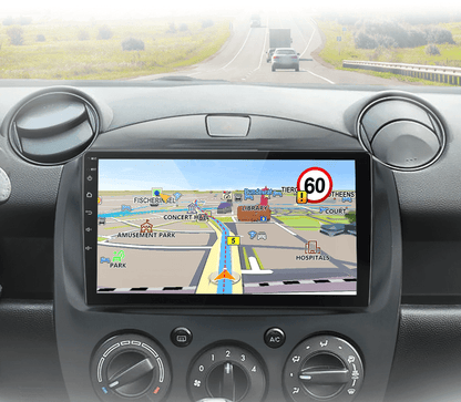 Radio nawigacja Mazda 2 od 2007 - 2014 Carplay Android Auto - Multigenus