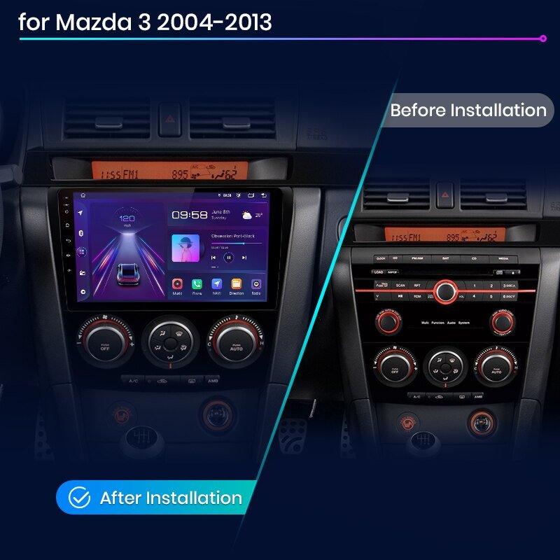 Radio nawigacja Mazda 3 bk 2004-2013 Carplay Android Auto - Multigenus