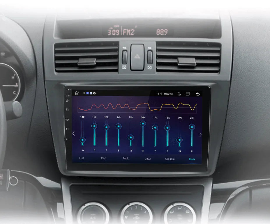 Radio nawigacja Mazda 6 GH 2007 - 2012 Carplay Android Auto - Multigenus