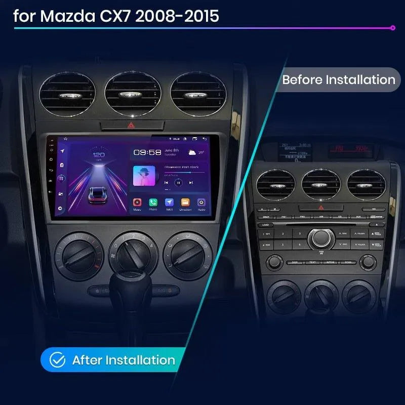 Radio nawigacja Mazda CX-7 2008 - 2015 Android Auto Carplay CX7 - Multigenus