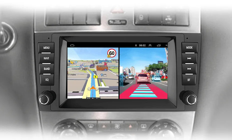 Radio nawigacja Mercedes Benz C-Class W203 W209 C180 W219 2004 - 2011 Carplay Android Auto - Multigenus