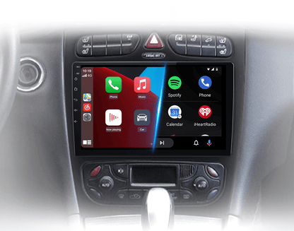 Radio nawigacja Mercedes Benz C CLK S203 W203 W209 A209 przed lift 2000-2005 Carplay Android Auto - Multigenus