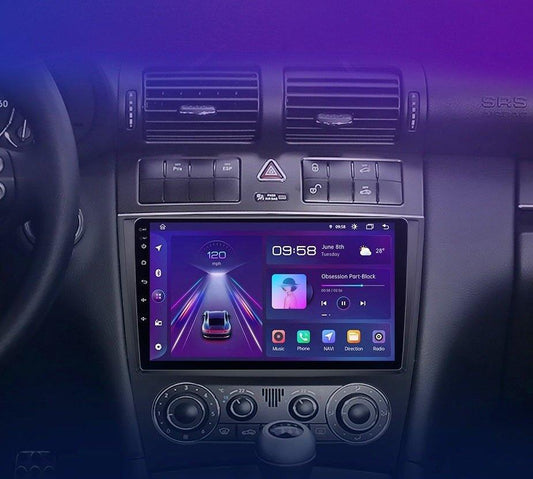 Radio nawigacja Mercedes Benz C W203 lift 2005-2009 Android auto Carplay - Multigenus