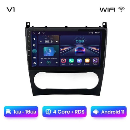 Radio nawigacja Mercedes Benz C W203 lift 2005-2009 Android auto Carplay - Multigenus