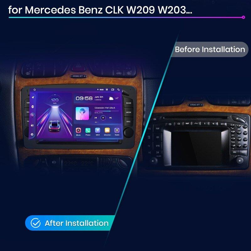 Radio nawigacja Mercedes Benz CLK W209 W203 W463 W208 Carplay Android Auto - Multigenus