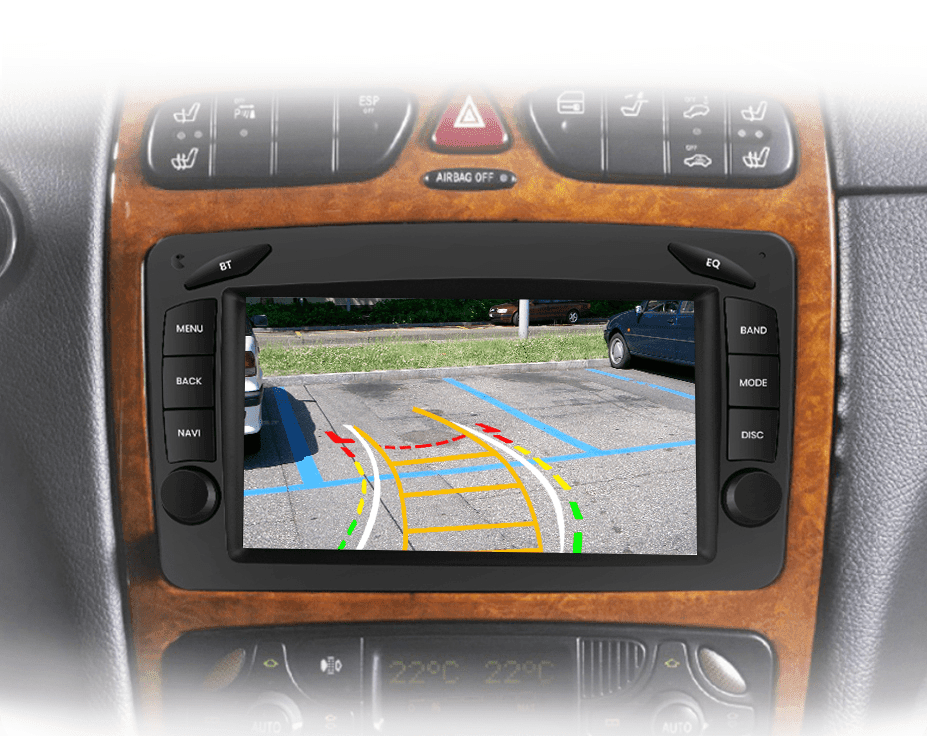 Radio nawigacja Mercedes Benz CLK W209 W203 W463 W208 Carplay Android Auto - Multigenus