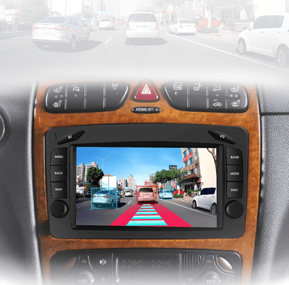 Radio nawigacja Mercedes Benz CLK W209 W203 W463 W208 Carplay Android Auto - Multigenus