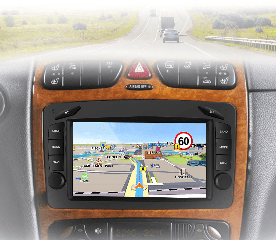 Mercedes CLK W209 W203 W208 Carplay Android navigation radio – Multigenus