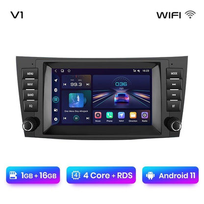 Radio nawigacja Mercedes Benz E-Class W211 W219 E200 E220 E300 Carplay Android auto - Multigenus