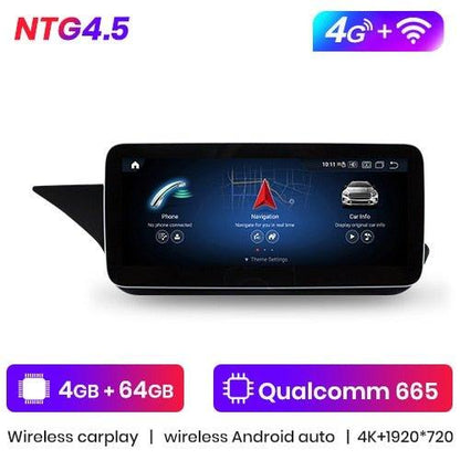 Radio nawigacja Mercedes Benz E Klasa W212 E200 E230 E260 E300 S212 2009-2016 Android Auto CarPlay - Multigenus