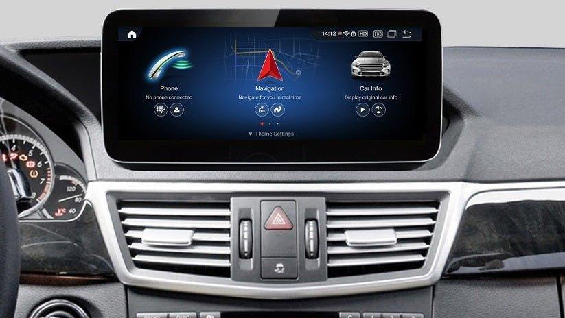 Radio nawigacja Mercedes Benz E Klasa W212 E200 E230 E260 E300 S212 2009-2016 Android Auto CarPlay - Multigenus