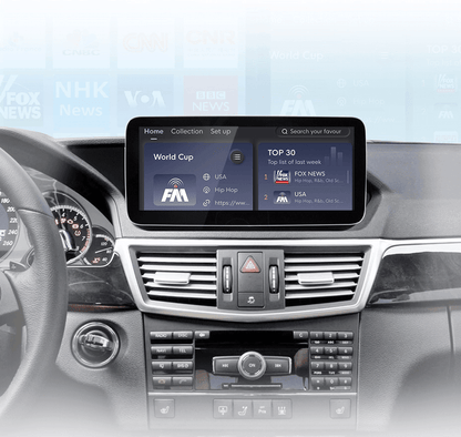 Radio nawigacja Mercedes Benz E Klasa W212 E200 E230 E260 E300 S212 2009-2016 Android Auto CarPlay - Multigenus