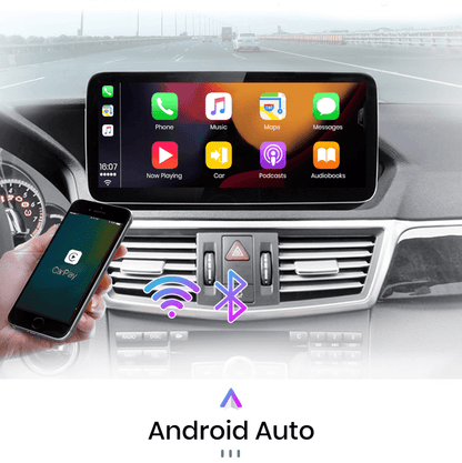 Radio nawigacja Mercedes Benz E Klasa W212 E200 E230 E260 E300 S212 2009-2016 Android Auto CarPlay - Multigenus