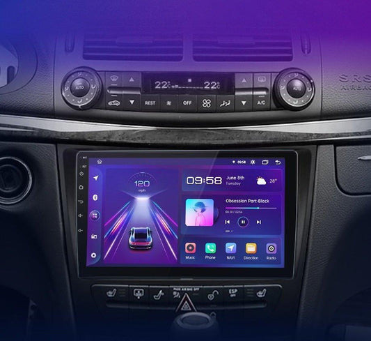 Radio nawigacja Mercedes Benz E W211 E300 od 2002-2010 Android Auto Carplay - Multigenus