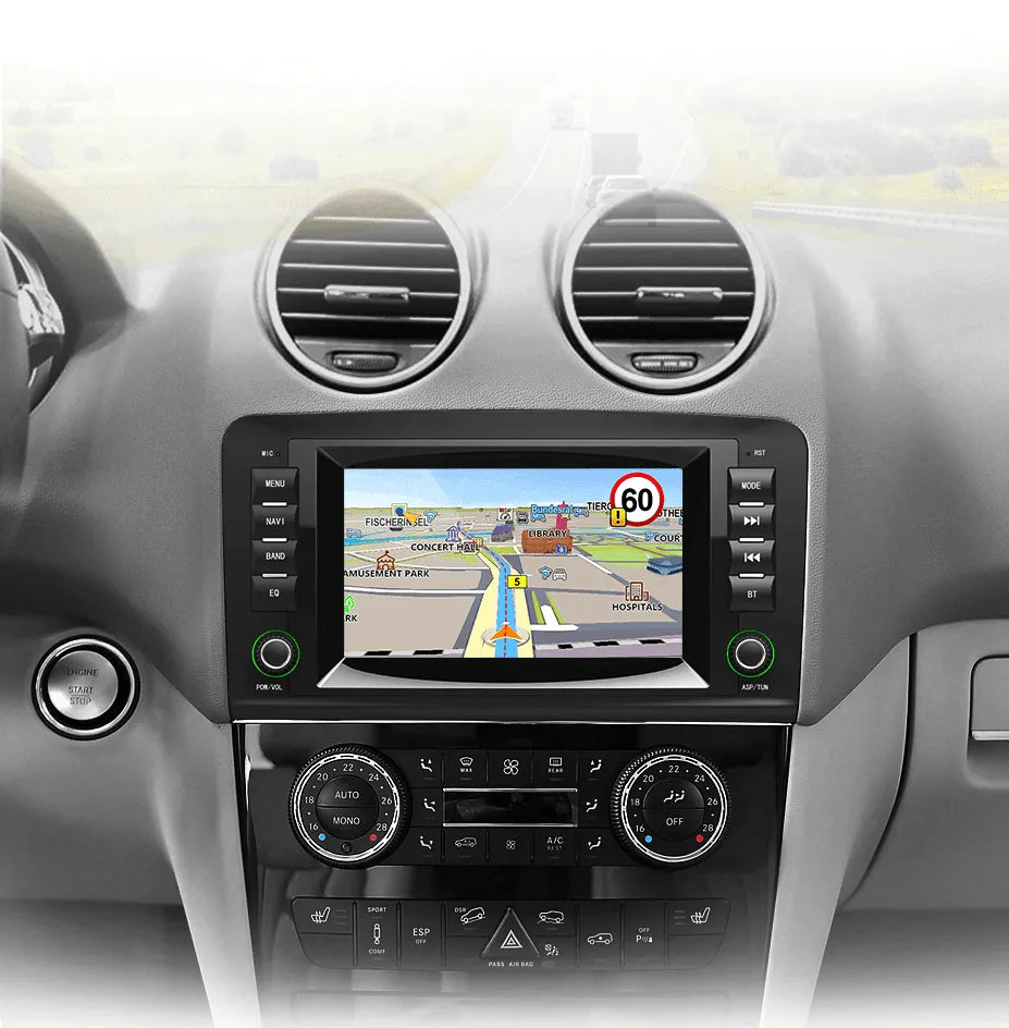 Radio nawigacja Mercedes Benz ML W164 GL X164 Android Auto Carplay - Multigenus