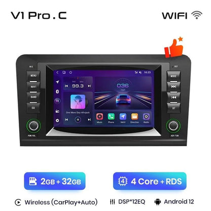 Radio nawigacja Mercedes Benz ML W164 GL X164 Android Auto Carplay - Multigenus