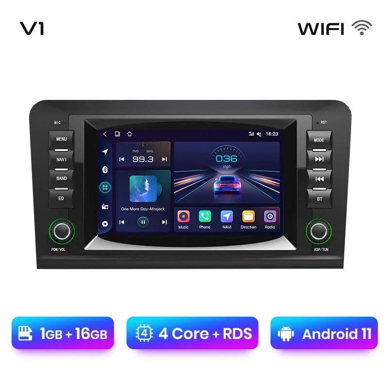 Radio nawigacja Mercedes Benz ML W164 GL X164 Android Auto Carplay - Multigenus